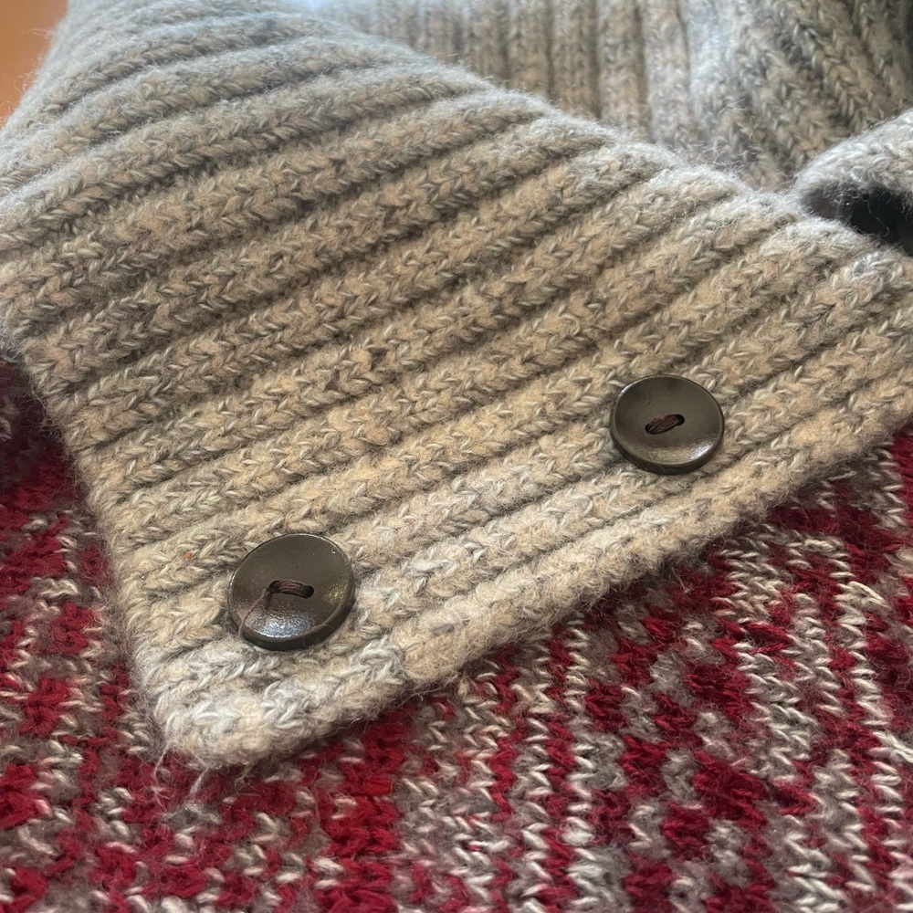 Pullover sweater cape with arms, one size fits all